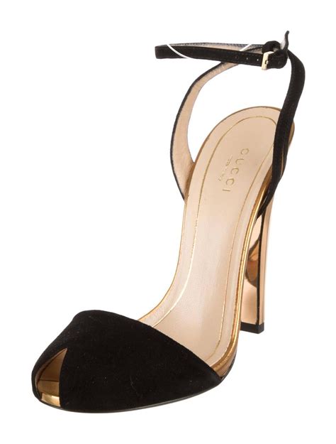 gucci beige heels|gucci heels black and gold.